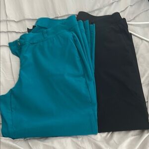 Teal and Black Trousers Set